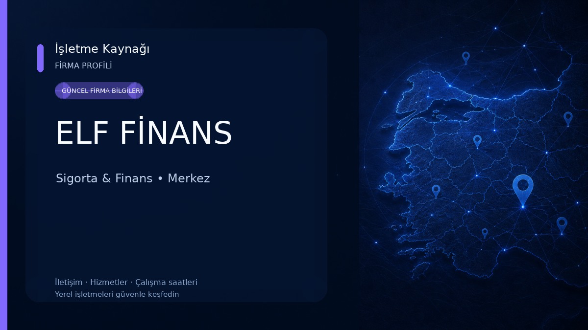 ELF FİNANS Sigorta & Finans