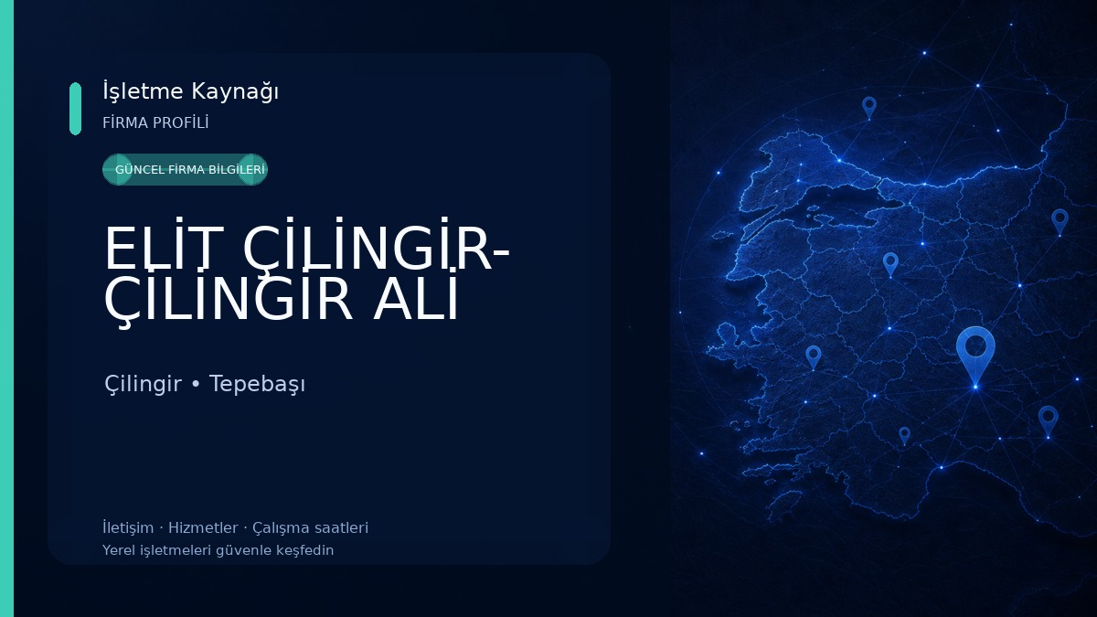 ELİT ÇİLİNGİR- ÇİLİNGİR ALİ Çilingir