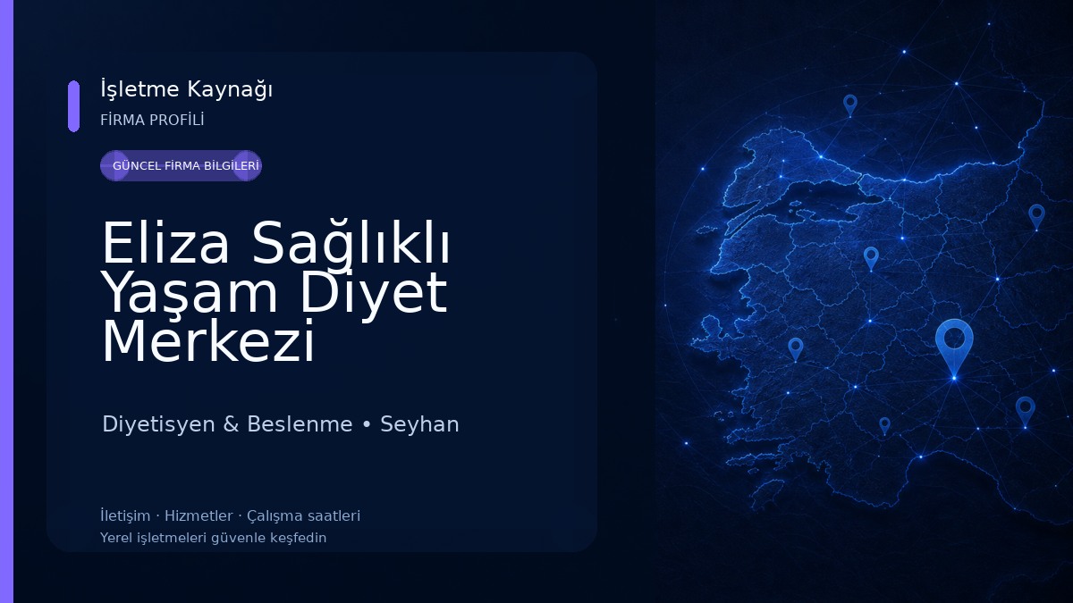 Eliza Sağlıklı Yaşam Diyet Merkezi Diyetisyen Eliza Sabancı