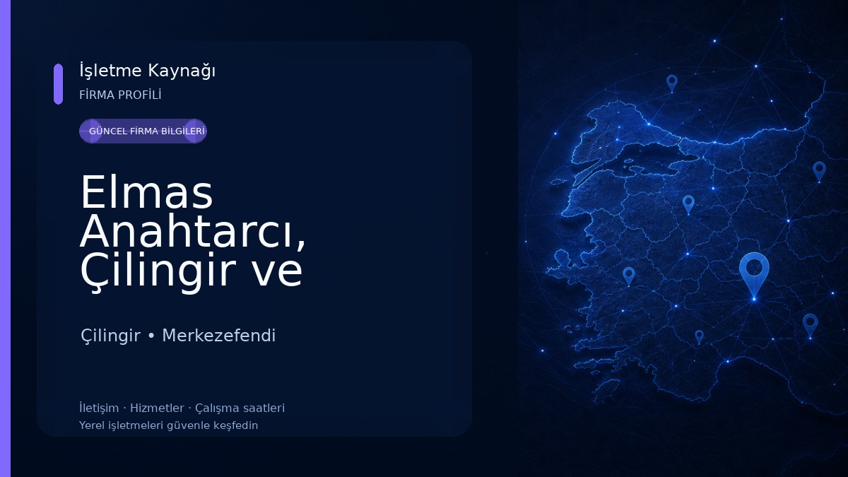 Elmas Anahtarcı, Çilingir ve Hırdavat 
