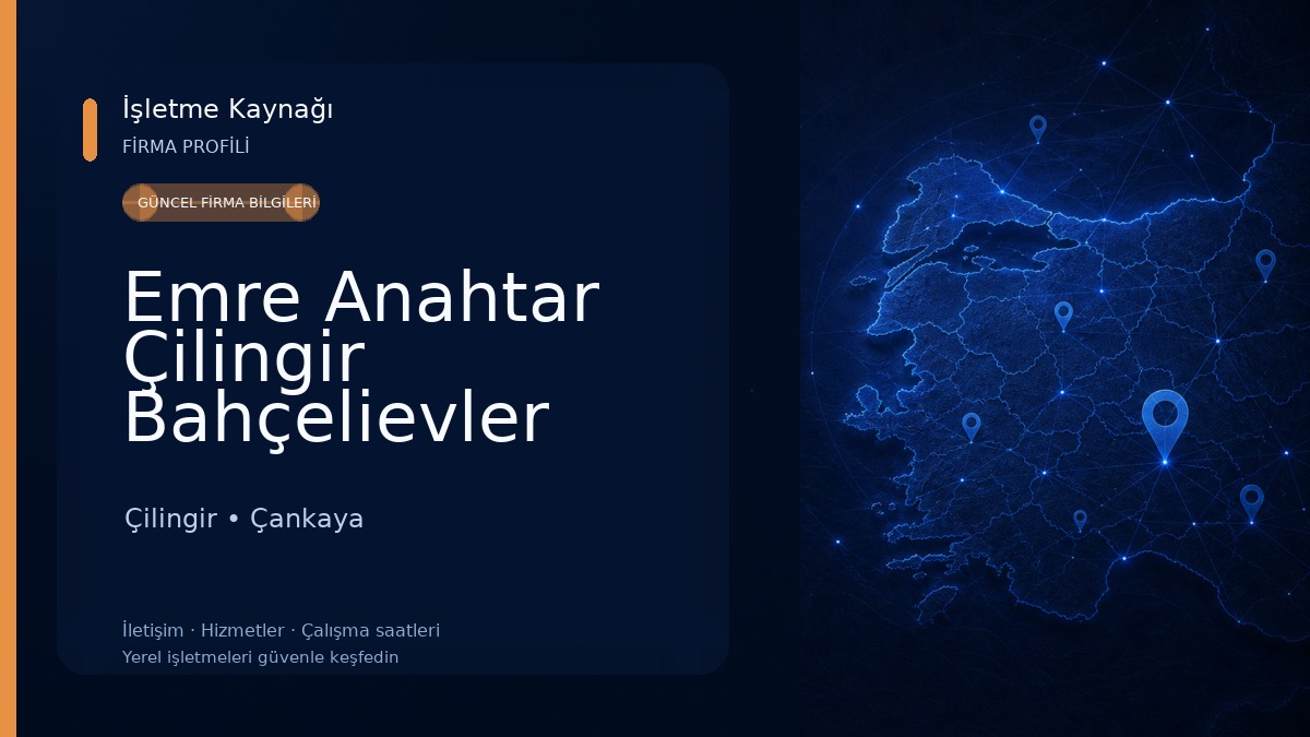 Emre Anahtar Çilingir Bahçelievler 