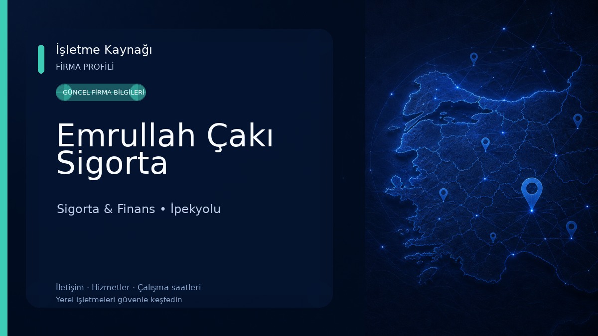 Emrullah Çakı Sigorta Sigorta & Finans