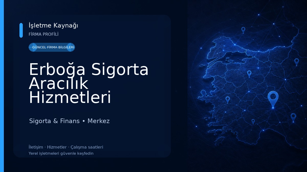 Erboğa Sigorta Aracılık Hizmetleri