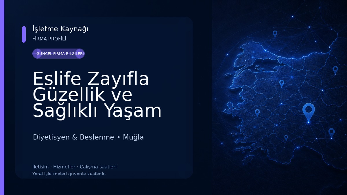 Eslife Zayıfla Güzellik ve Sağlıklı Yaşam Merkezi | Muğla