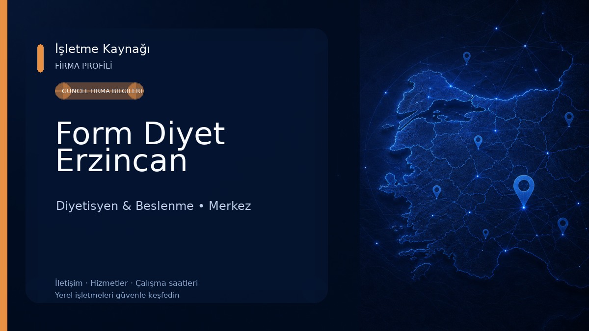 Form Diyet Erzincan Diyetisyen & Beslenme