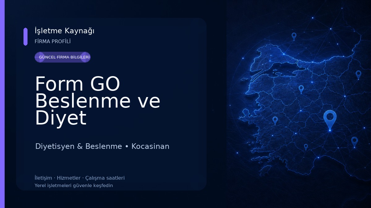 Form GO Beslenme ve Diyet Danışmanlık Merkezi Diyetisyen & Beslenme