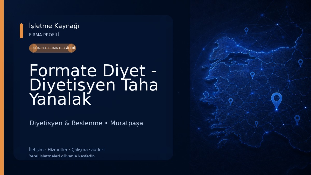 Formate Diyet - Diyetisyen Taha Yanalak 