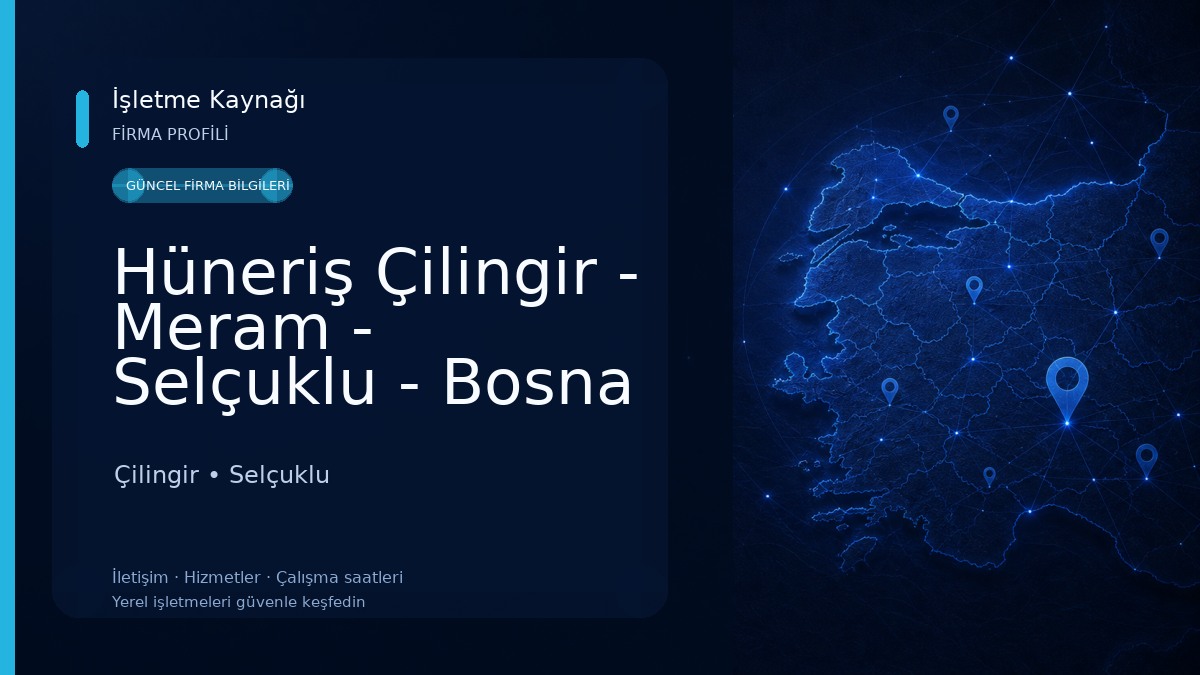 Hüneriş Çilingir - Meram - Selçuklu - Bosna - Karatay - KONYA Çilingir
