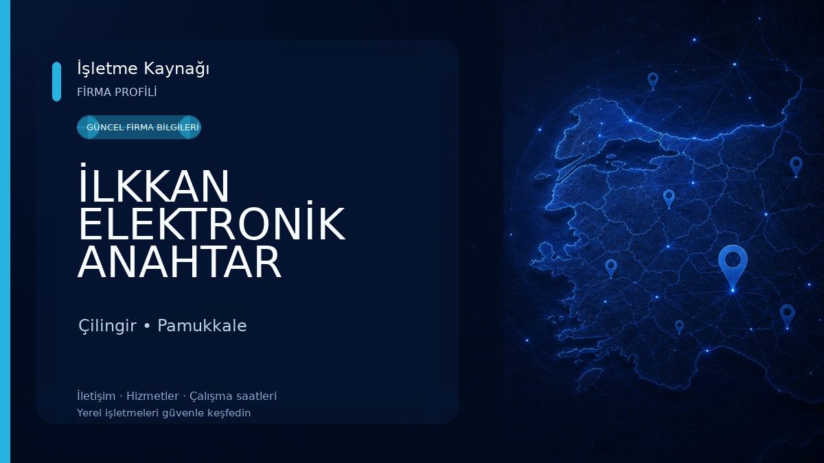 İLKKAN ELEKTRONİK ANAHTAR