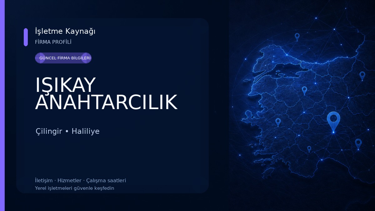 IŞIKAY ANAHTARCILIK Çilingir