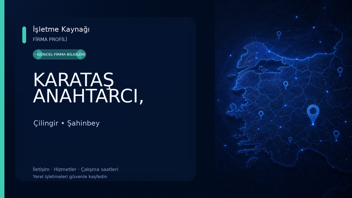 KARATAŞ ANAHTARCI,