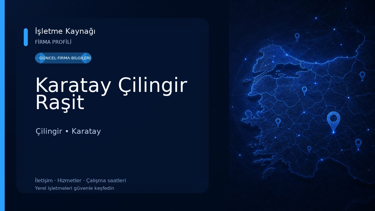 Karatay Çilingir Raşit Çilingir