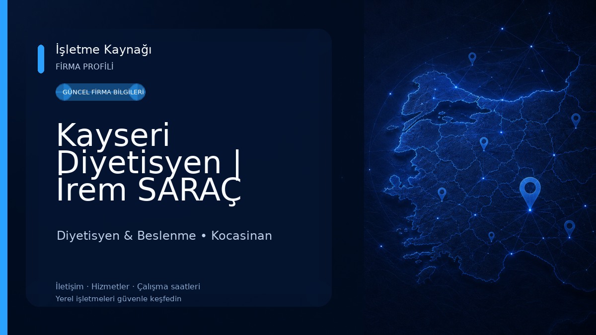 Kayseri Diyetisyen | İrem SARAÇ Beslenme ve Diyet Diyetisyen & Beslenme