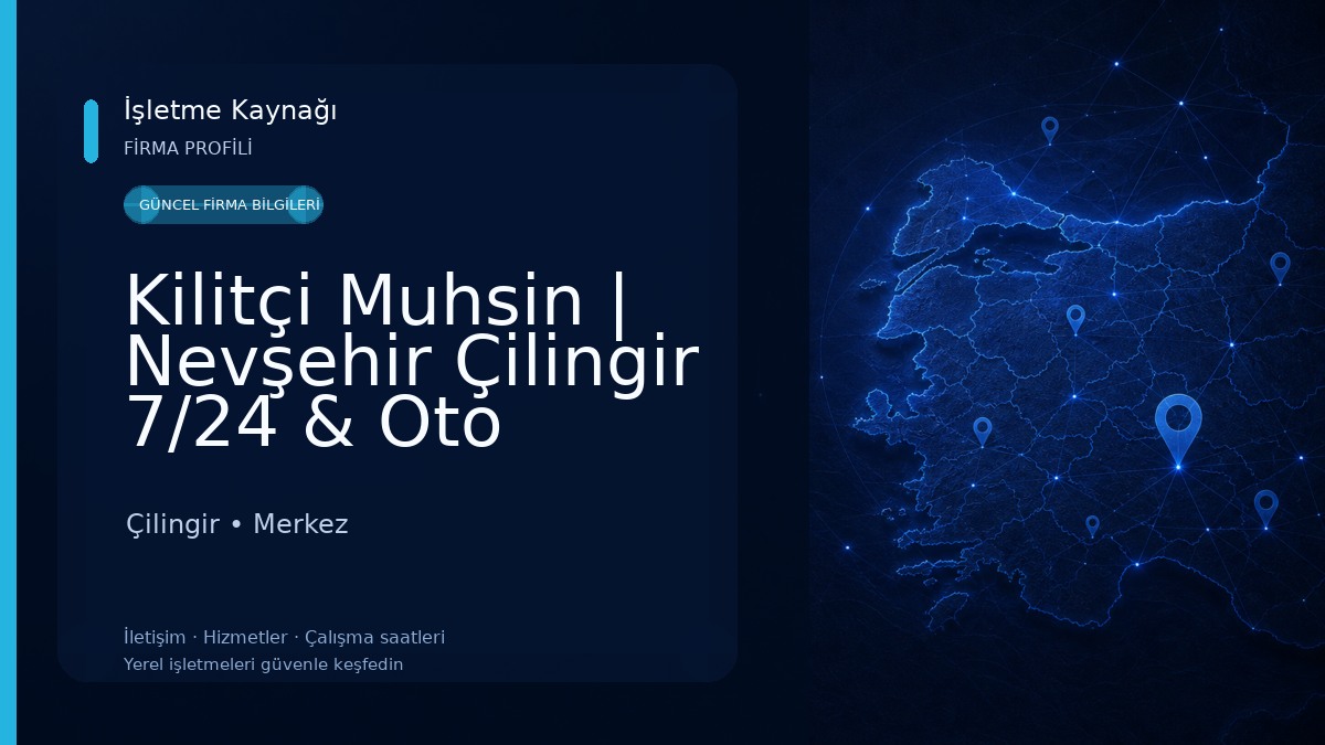 Kilitçi Muhsin | Nevşehir Çilingir 7/24 & Oto Anahtar 