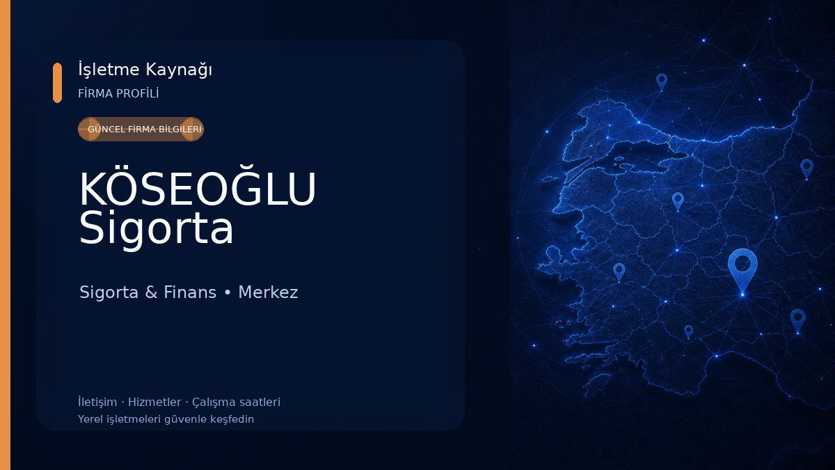 KÖSEOĞLU Sigorta Sigorta & Finans