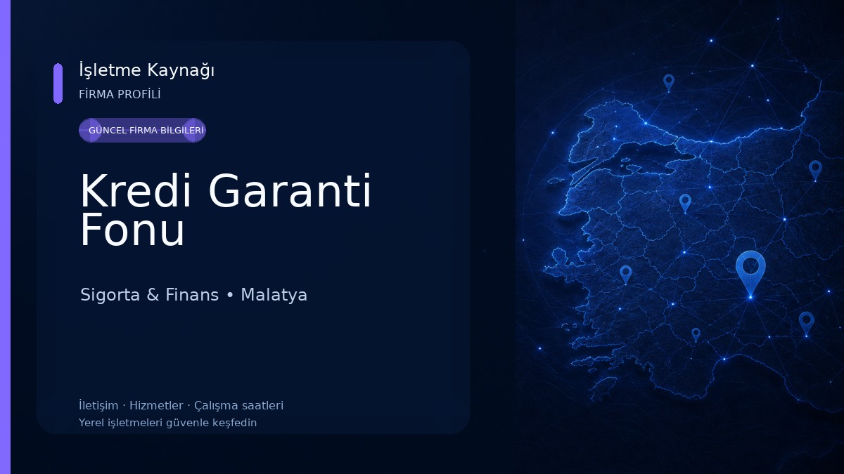 Kredi Garanti Fonu Sigorta & Finans