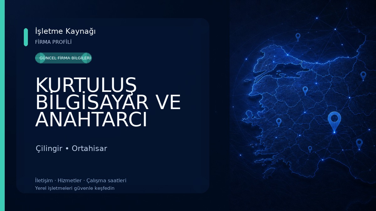 KURTULUŞ BİLGİSAYAR VE ANAHTARCI ÇİLİNGİR Çilingir