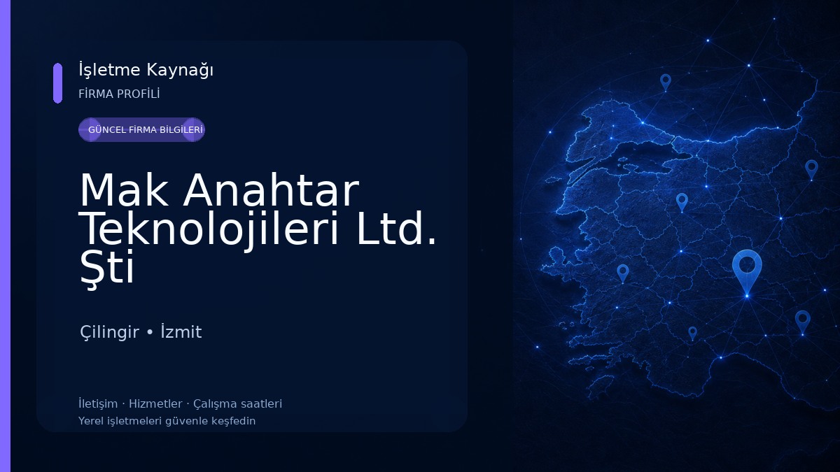 Mak Anahtar Teknolojileri Ltd. Şti Çilingir