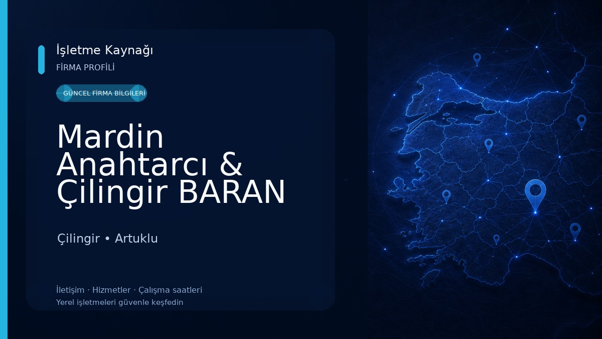 Mardin Anahtarcı & Çilingir BARAN 