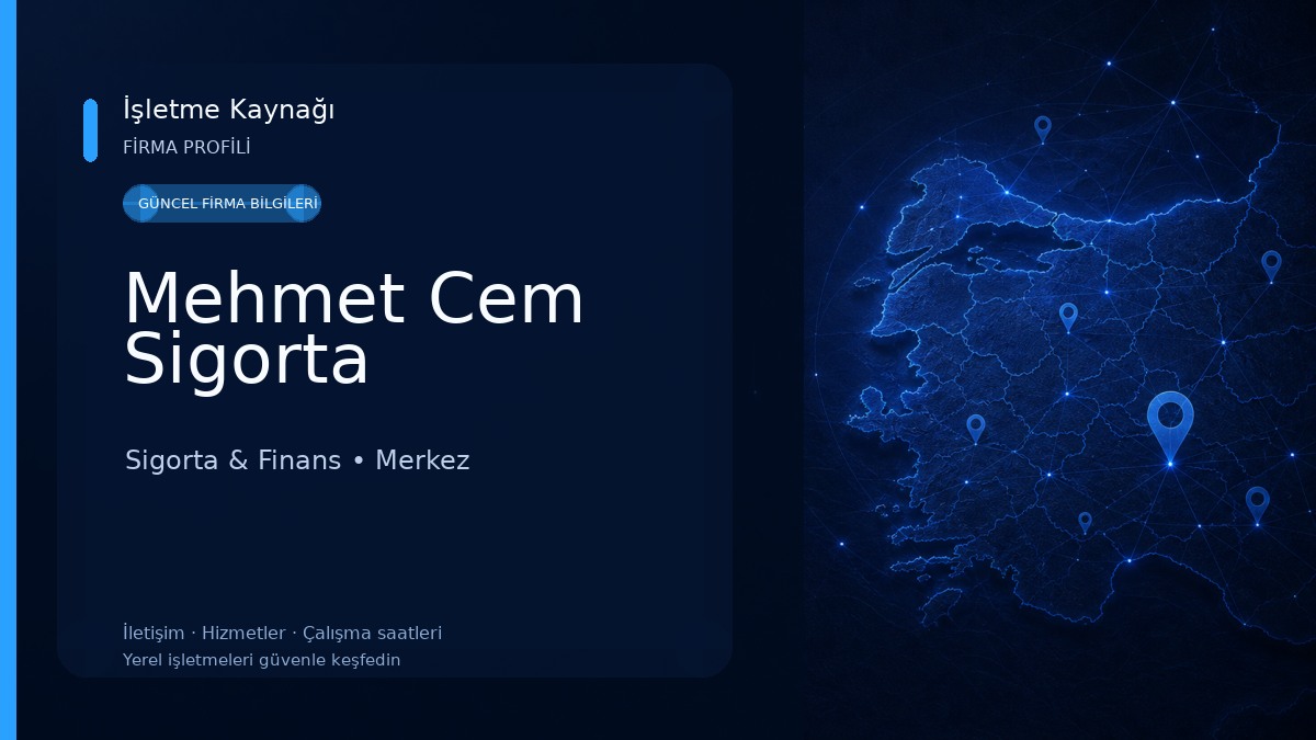 Mehmet Cem Sigorta