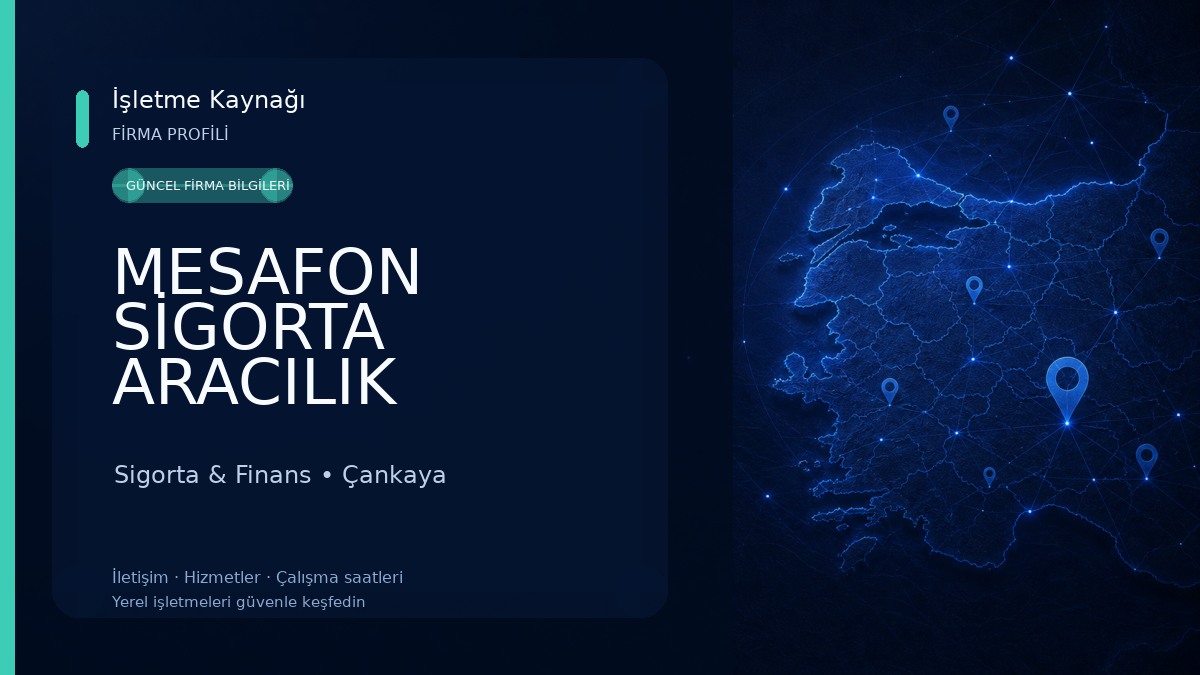 MESAFON SİGORTA ARACILIK HİZMETLERİ LTD.ŞTİ. Sigorta & Finans
