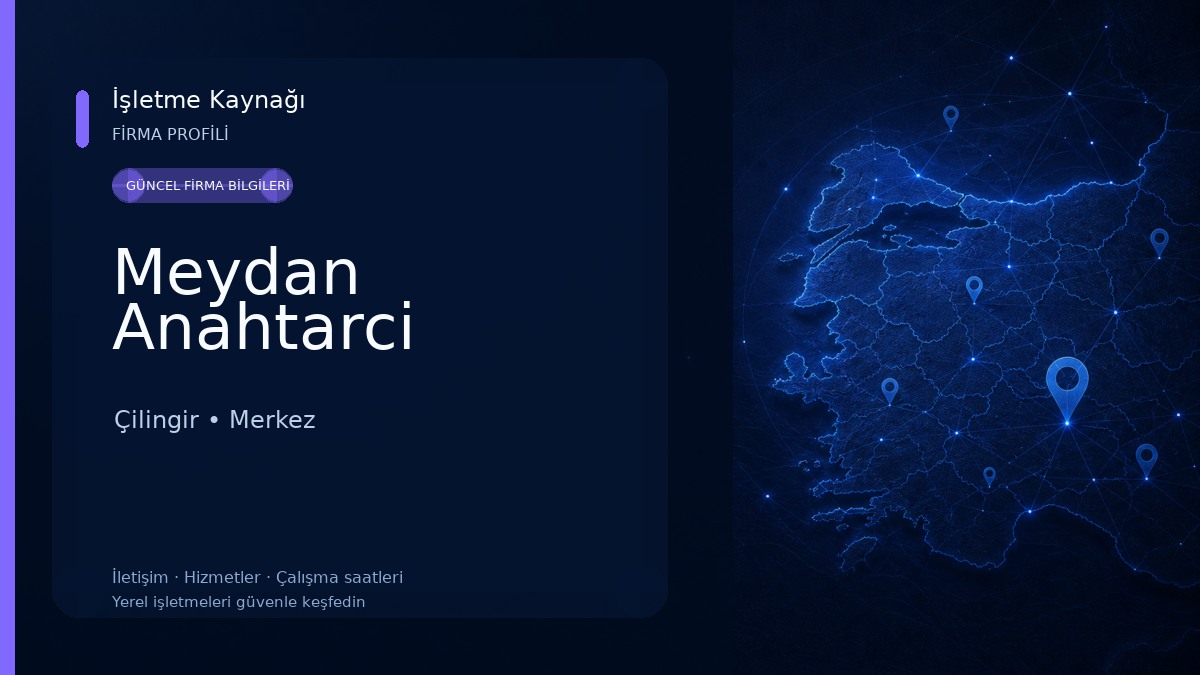 Meydan Anahtarci Çilingir