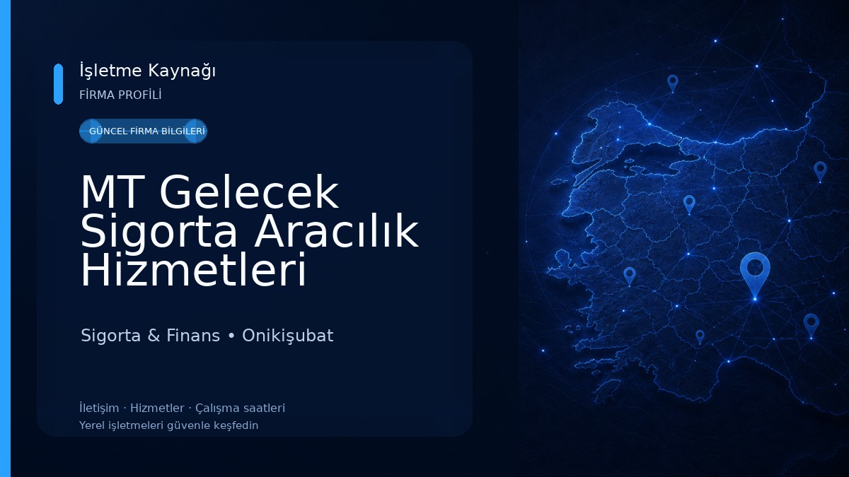 MT Gelecek Sigorta Aracılık Hizmetleri Limited Şirketi Sigorta & Finans