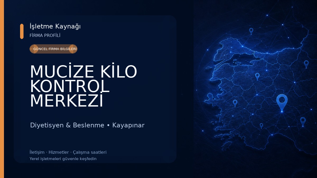 MUCİZE KİLO KONTROL MERKEZİ 