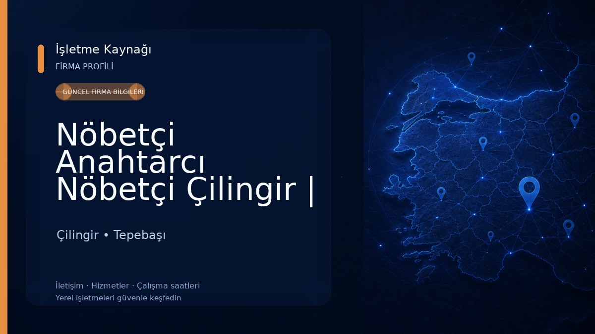 Nöbetçi Anahtarcı Nöbetçi Çilingir | Eskişehir Nöbetçi Çilingirci