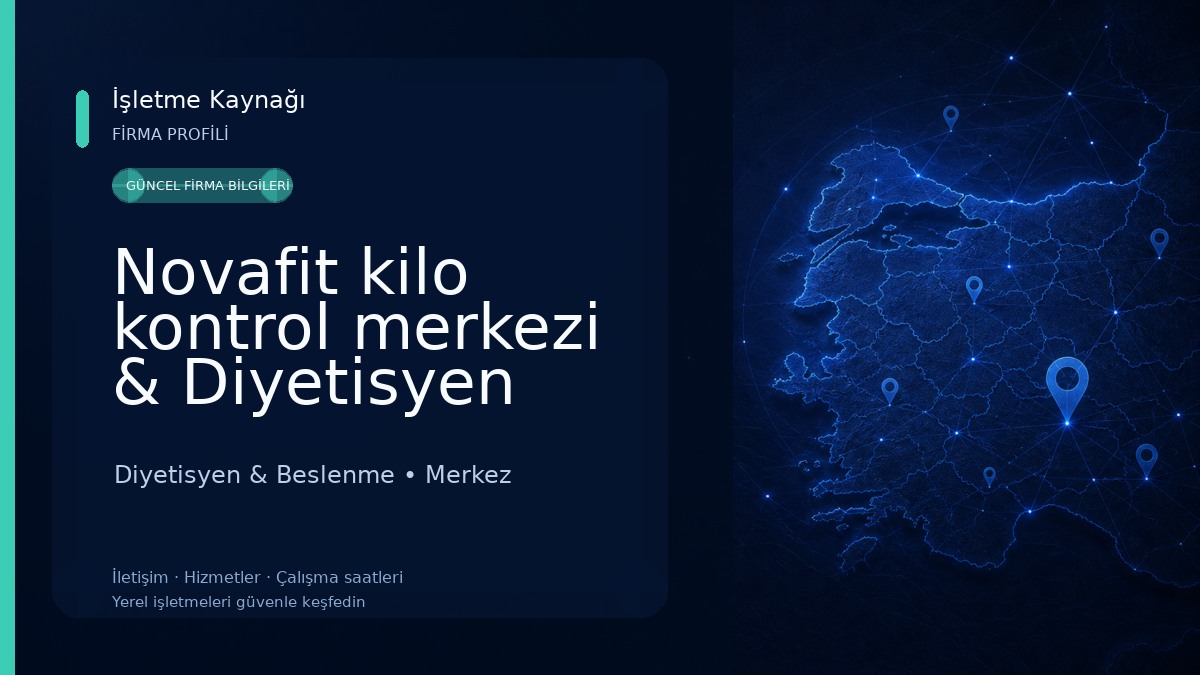 Novafit kilo kontrol merkezi & Diyetisyen