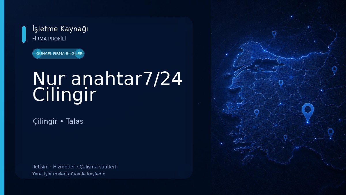 Nur anahtar7/24 Cilingir Çilingir