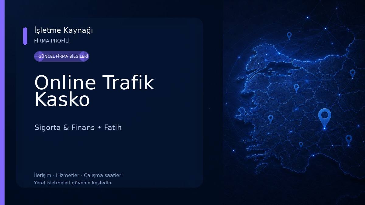 Online Trafik Kasko Sigorta & Finans