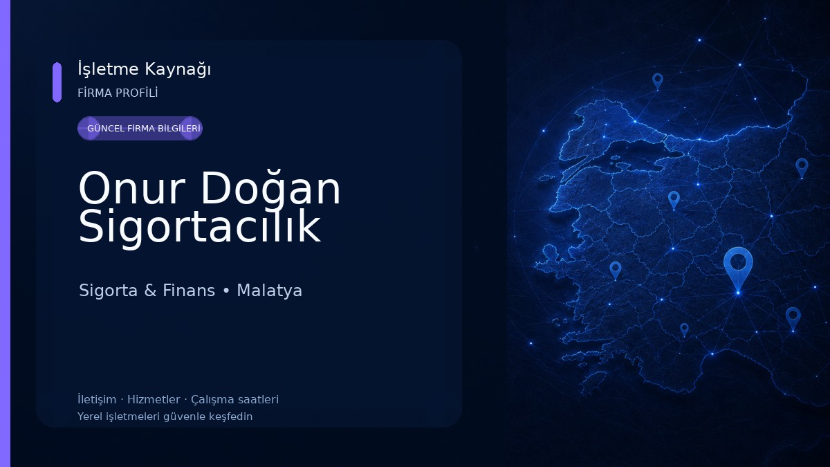 Onur Doğan Sigortacılık Sigorta & Finans