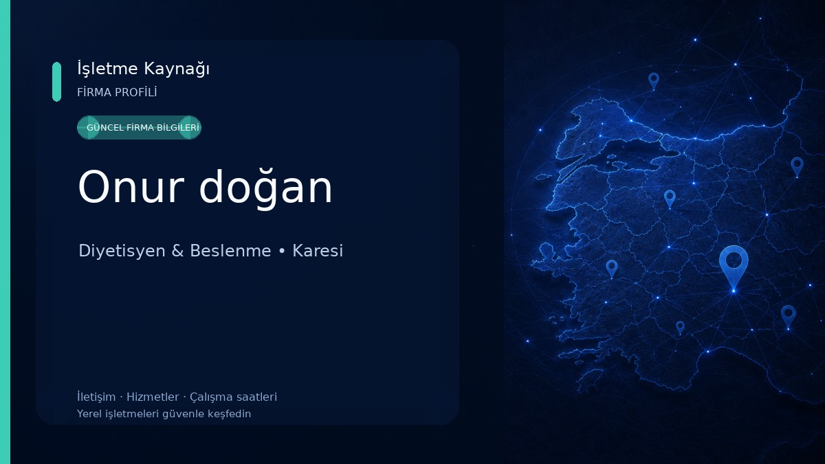 Onur doğan Diyetisyen & Beslenme