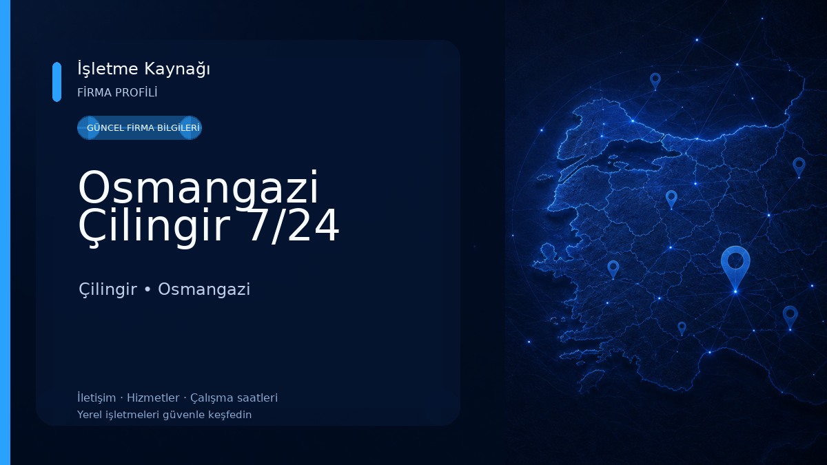 Osmangazi Çilingir 7/24 
