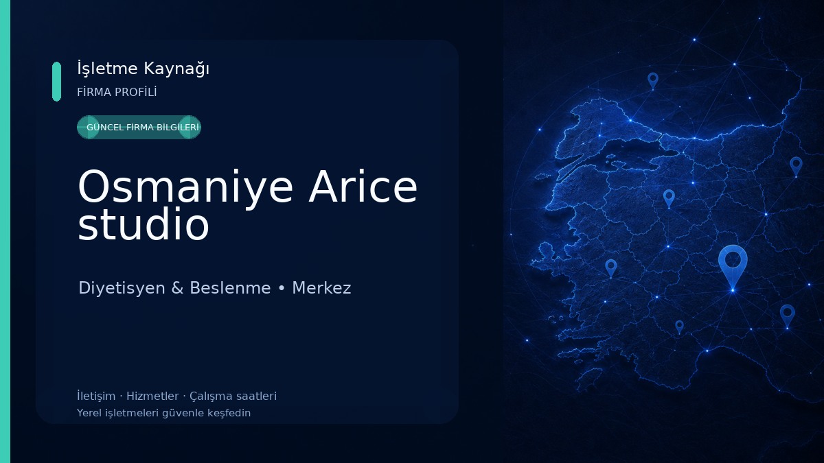 Osmaniye Arice studio Diyetisyen & Beslenme