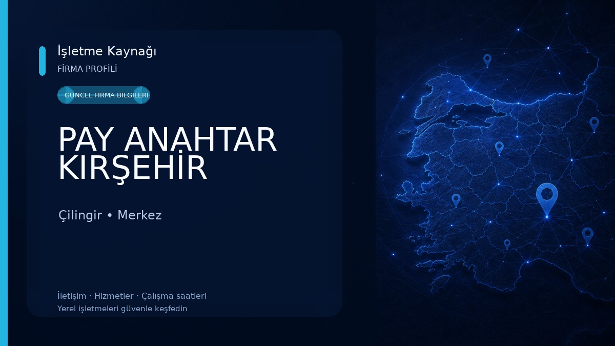 PAY ANAHTAR KIRŞEHİR 