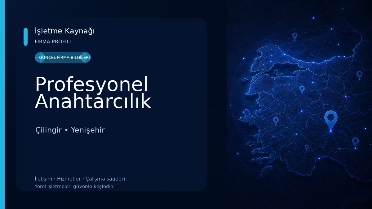 Profesyonel Anahtarcılık Çilingir