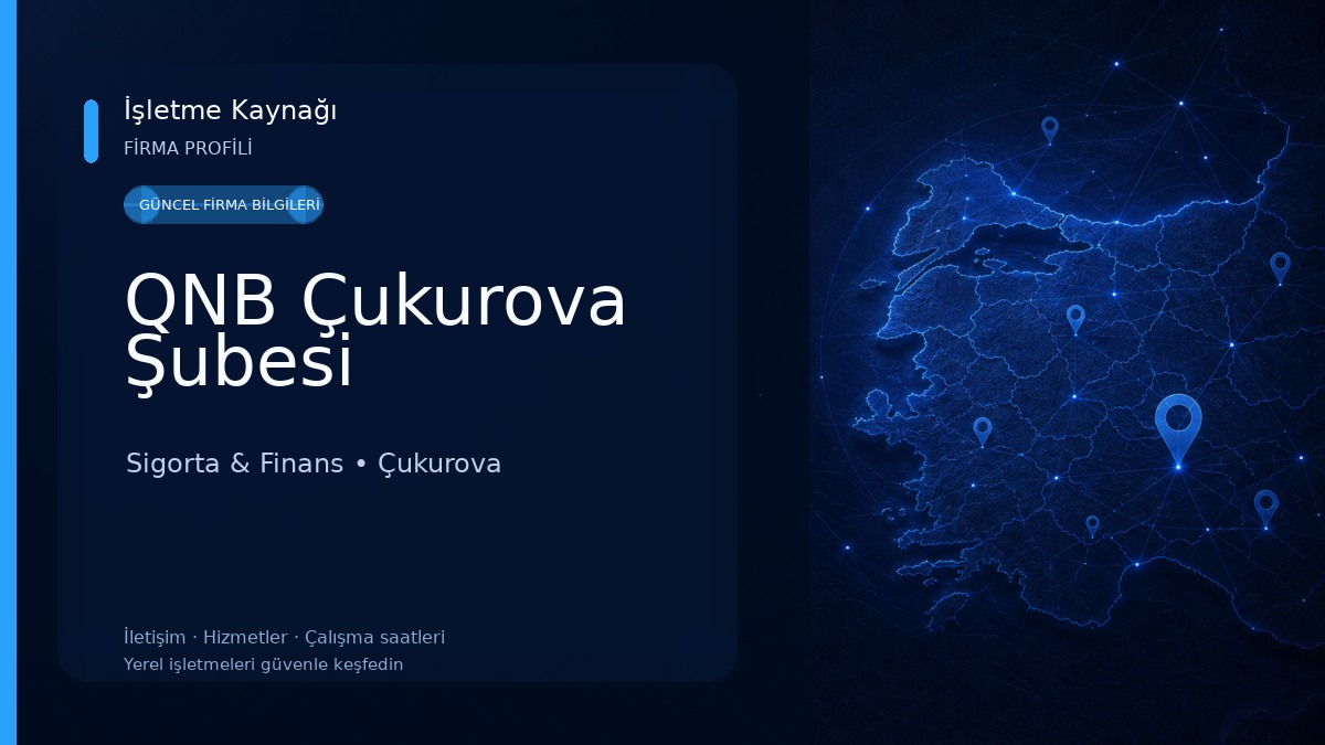 QNB Çukurova Şubesi Sigorta & Finans