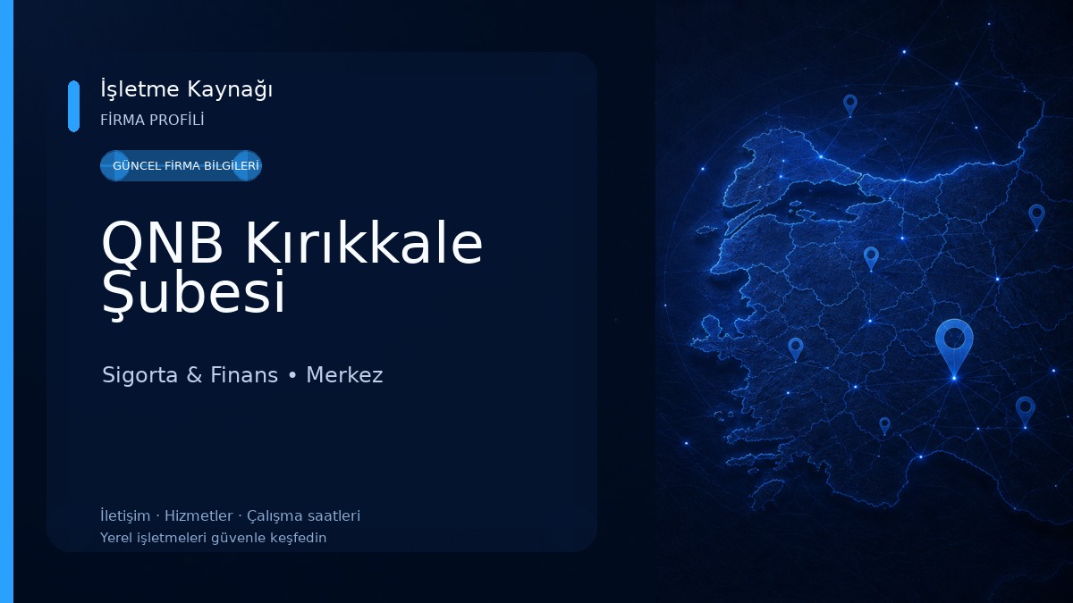 QNB Kırıkkale Şubesi Sigorta & Finans