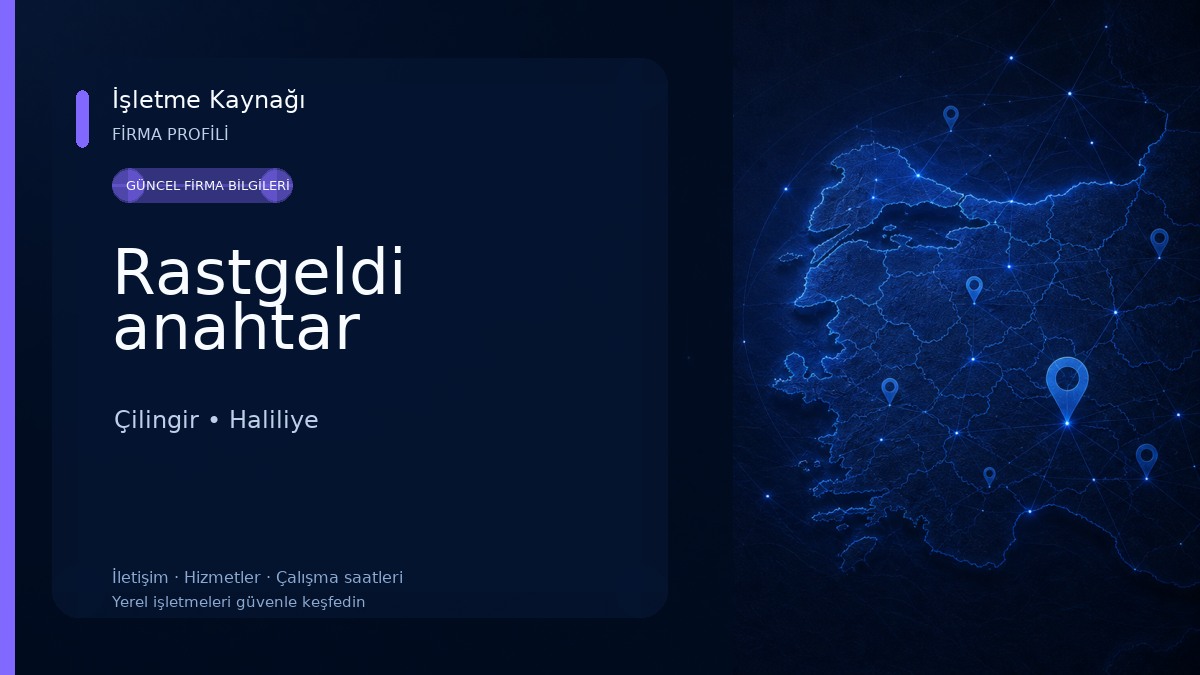 Rastgeldi anahtar Çilingir