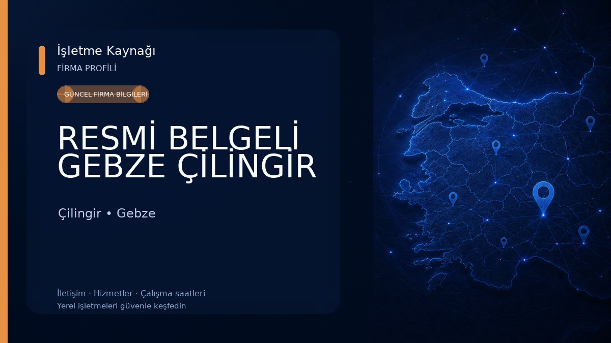 RESMİ BELGELİ GEBZE ÇİLİNGİR Çilingir