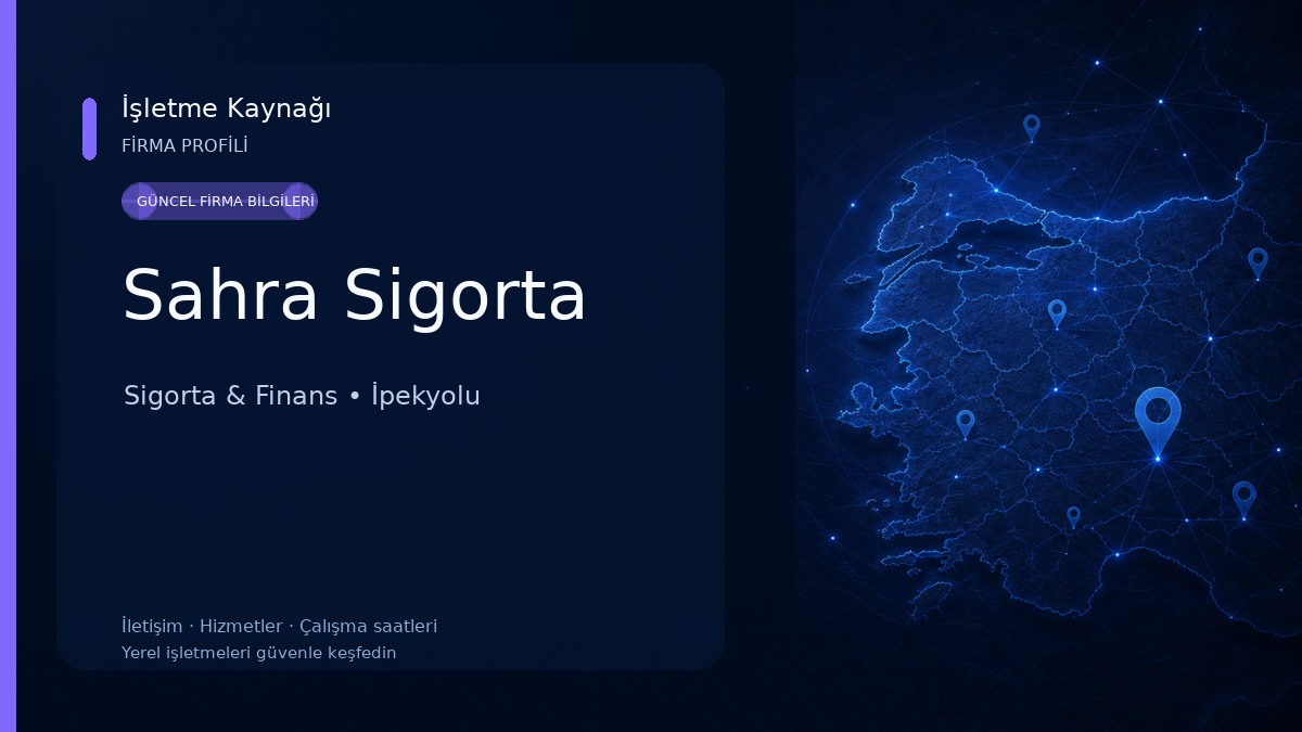 Sahra Sigorta Sigorta & Finans
