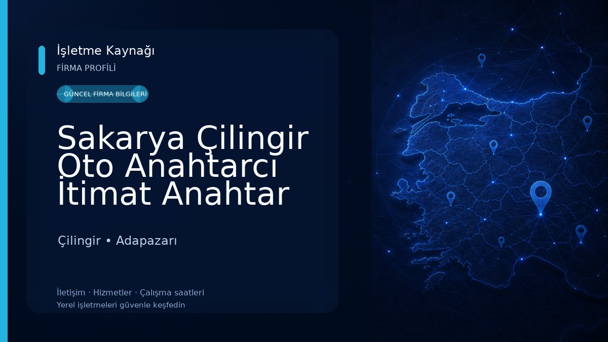 Sakarya Çilingir Oto Anahtarcı İtimat Anahtar