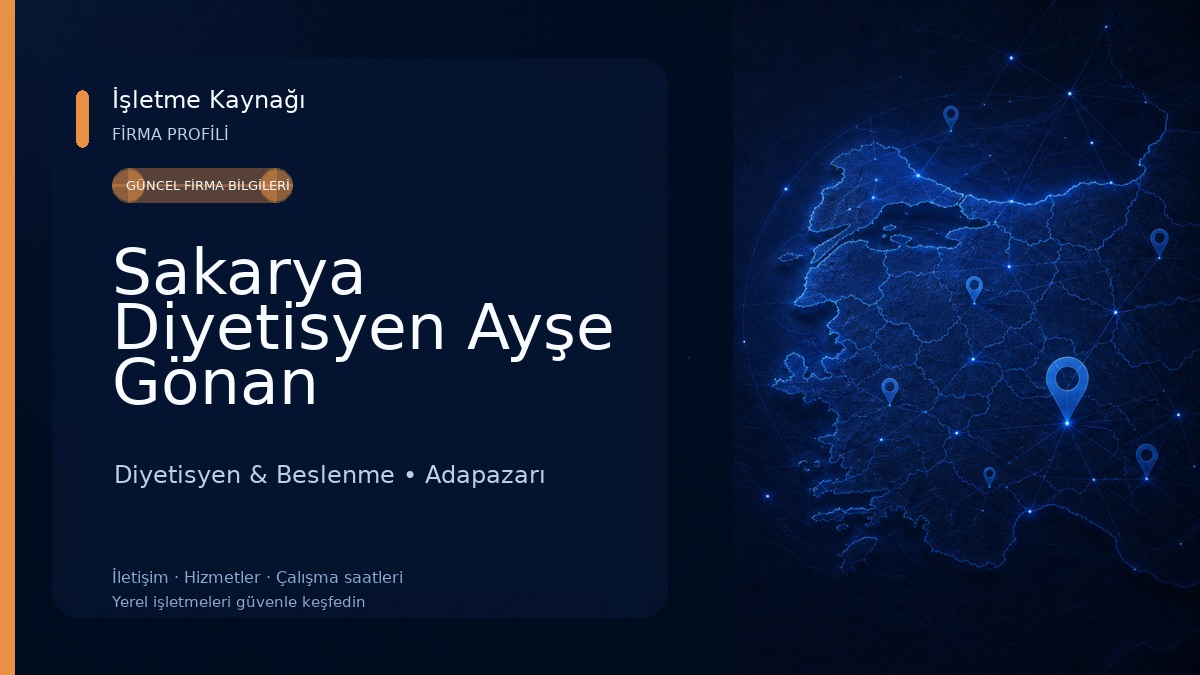 Sakarya Diyetisyen Ayşe Gönan Diyetisyen & Beslenme