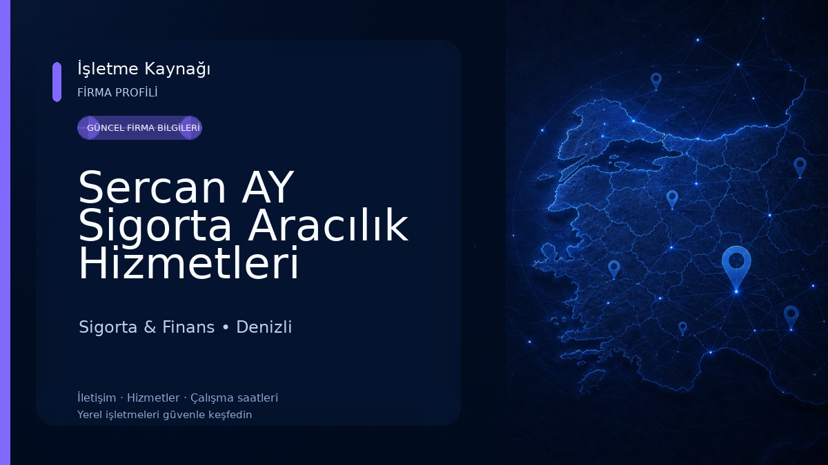Sercan AY Sigorta Aracılık Hizmetleri Ltd.Şti. Sigorta & Finans