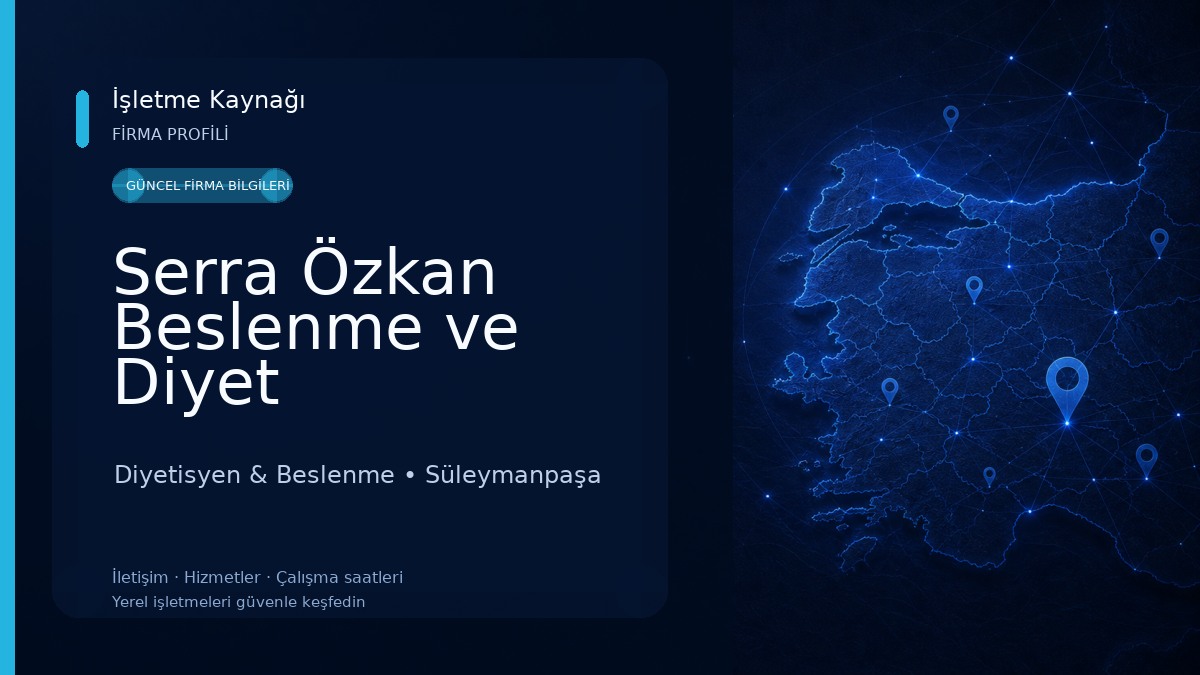 Serra Özkan Beslenme ve Diyet Danışmanlığı