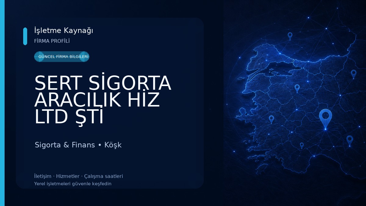 SERT SİGORTA ARACILIK HİZ LTD ŞTİ Sigorta & Finans