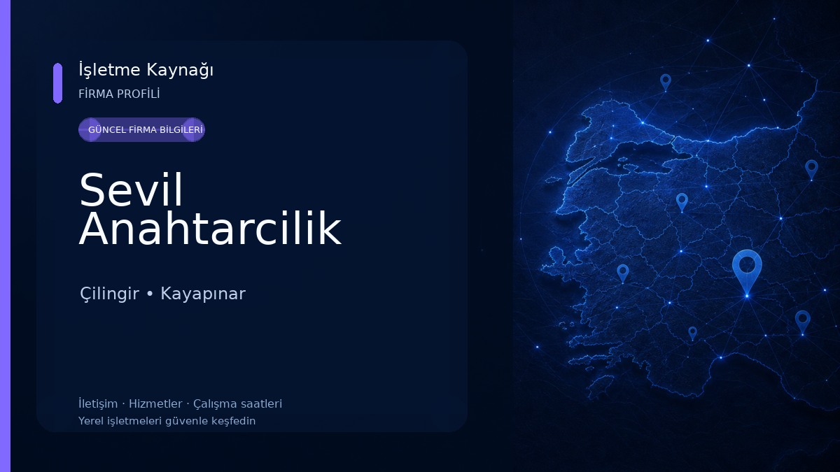 Sevil Anahtarcilik Çilingir