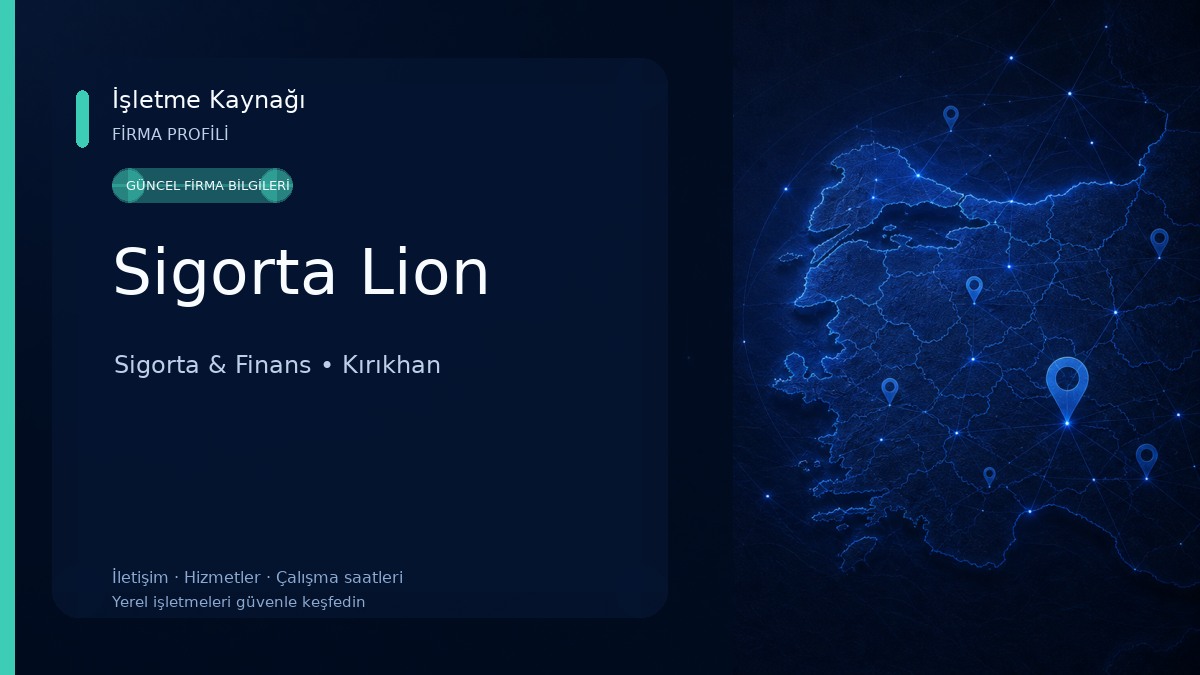 Sigorta Lion Sigorta & Finans